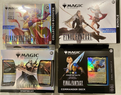 Magic The Gathering Final Fantasy Collector Booster Omega Pack BUNDLE - Image 1