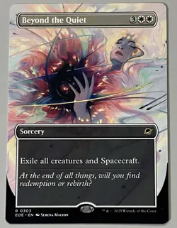 MTG Edge of Eternities Beyond the Quiet Sorcery RARE REGULAR #0303 - Image 1
