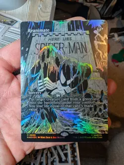 Magic The Gathering - MTG - Spider-Man - Reanimate FOIL - Mythic - M 0020 NM/M - Image 1