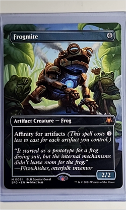 2024 MTG Magic the Gathering SPG Special Guests Bloomburrow Showcase 61 Frogmite - Image 1