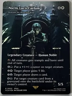 MTG Final Fantasy: Through the Ages Kenrith Legendary Creature RARE FOIL #0023 - Image 1