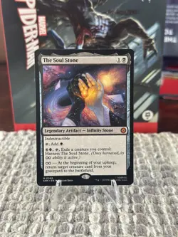 The Soul Stone - Marvel's Spider-Man Magic The Gathering MTG NM/Mint RARE - Image 1