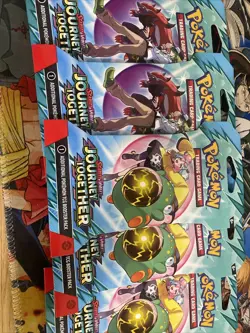 (5)Pokemon TCG Scarlet and Violet Journey Together Booster Bundle-Sealed/English - Image 1