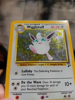 Pokemon Cards: Base set 2 Holo Rare: Wigglytuff 19/130 - Image 2