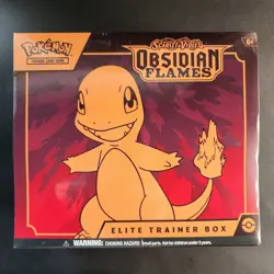 Sealed Pokemon TCG Scarlet & Violet Obsidian Flames SV03 Sealed ETB TM0022 - Image 1