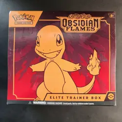 Sealed Pokemon TCG Scarlet & Violet Obsidian Flames SV03 Sealed ETB TM0023 - Image 1