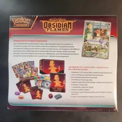 Sealed Pokemon TCG Scarlet & Violet Obsidian Flames SV03 Sealed ETB TM0025 - Image 3
