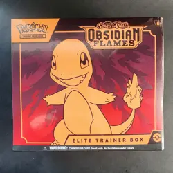 Sealed Pokemon TCG Scarlet & Violet Obsidian Flames SV03 Sealed ETB TM0027 - Image 1