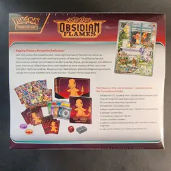 Sealed Pokemon TCG Scarlet & Violet Obsidian Flames SV03 Sealed ETB TM0027 - Image 3