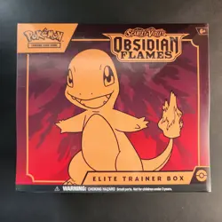 Sealed Pokemon TCG Scarlet & Violet Obsidian Flames SV03 Sealed ETB TM0028 - Image 1