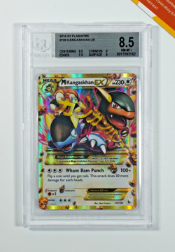 Pokemon BGS 8.5 M Kangaskhan EX #109 Secret Rare Full Art Flashfire 2014 English - Image 1