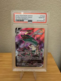 2022 POKEMON SWSH FA/RAYQUAZA VMAX SILVER TEMPEST PSA 10 - Image 1