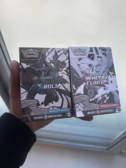 Pokemon TCG Black Bolt and White Flare Booster Bundle Set - New & Sealed - Image 1