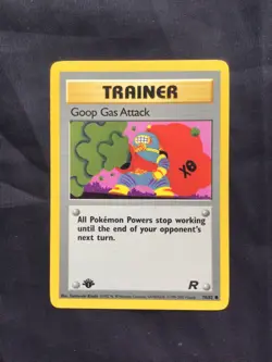 Pokemon Cards: Team Rocket 1st Edition Common: Goop Gas Attack 78/82 - Image 1