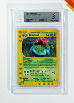 Pokemon BGS 8 Venusaur #30 Holo Expedition 2002 English - Image 1