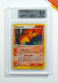 Pokemon BGS 6.5 Charizard #100 Secret Holo EX Dragon 2003 English - Image 1
