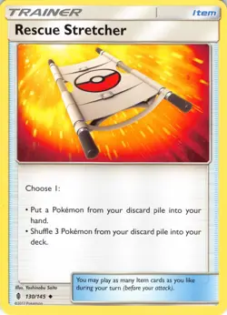 Rescue Stretcher (130/145) Uncommon Guardians Rising NM Pokemon TCG - Image 1