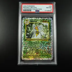 PSA 8 Beedrill 20/110 Legendary Collection Reverse Holo Pokemon Card - Image 1
