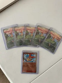 2025 Pokemon Scarlet Violet Victini Illustration Collection Promo #208 Lot Of 5 - Image 1