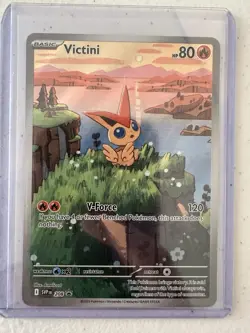 2025 Pokemon Scarlet Violet Victini Illustration Collection Promo #208 Lot Of 5 - Image 2