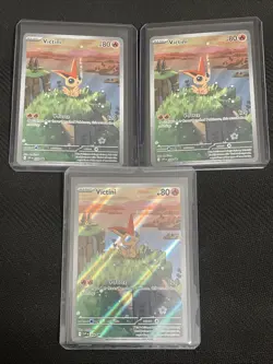Pokemon TCG Victini SVP 208 Black Star Promo Lot X 3 NM - Image 1