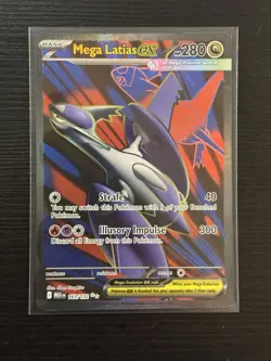 Pokemon Mega Evolution Mega Latias ex Full Art 163/132 NM- English - Image 1