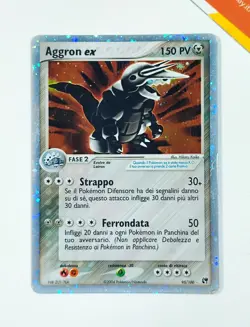 Pokemon Aggron Ex 95/100 Holo Ex Tempesta di Sabbia 2003 Italiano - Image 1