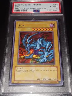 Zoa TFK-001 The Falsebound Kingdom Promo 2003 PSA 10 GEM MINT Yugioh - Image 1