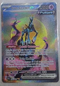 Iron Crown Ex 206/162 Pokemon Temporal Forces Special Illustration Rare NM - Image 1
