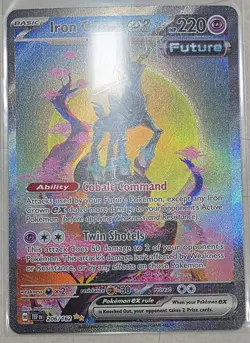 Iron Crown Ex 206/162 Pokemon Temporal Forces Special Illustration Rare NM - Image 4