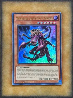Yugioh Merciless Scorpion of Serket MZTM-EN002 Ultra Rare 1st Ed NM - Image 1