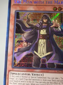 Yu-Gi-Oh! The Man with the Mark MZTM-EN001 Secret Rare NM - Image 3