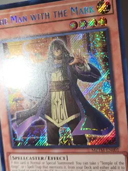 Yu-Gi-Oh! The Man with the Mark MZTM-EN001 Secret Rare NM - Image 4