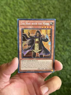 Yugioh The Man with the Mark MZTM-EN001 1st Edition Secret Rare NM - Image 1