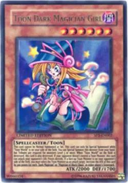 Yugioh! Toon Dark Magician Girl - JUMP-EN010 - Ultra Rare - Limited Edition Near - Image 1