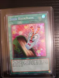 Toon Bookmark BLCR-EN067 | Secret Rare | 1st Edition | Yu-Gi-Oh! X3 - Image 1