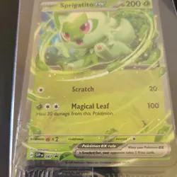 SPRIGATITO ex SVP 087 Scarlet & Violet Promo Pokemon Card Factory Sealed tcg new - Image 2