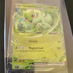 SPRIGATITO ex SVP 087 Scarlet & Violet Promo Pokemon Card Factory Sealed tcg new - Image 5