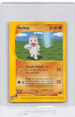 Machop 74/144 - Skyridge - E-Series - Non Holo - POKEMON CARD - NM/LP - Image 1