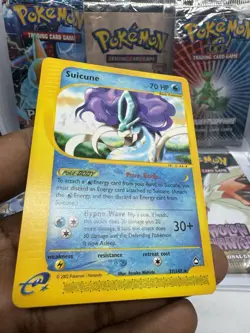 Pokemon Card - Suicune Aquapolis 37/147 Non Holo Rare - Image 5