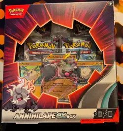 Pokemon TCG: Annihilape EX Box - Bonus Foil Cards Promos Brand NEW SEALED - Image 1