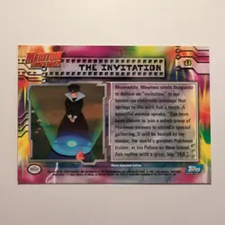 Pokemon Topps - Mewtwo Strikes Back - English - #13 - Scene Card - 1998 - Image 2