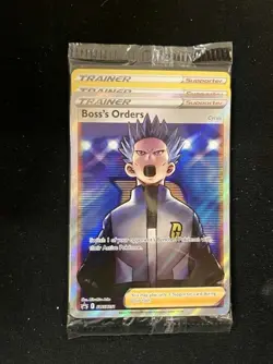 Boss's Orders SWSH251 (Cyrus) Full Art Sealed Promo Card + 3x 132/172 Cosmo Holo - Image 3