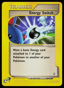 Pokemon Card - Energy Switch Aquapolis 120/147 Uncommon - Image 1