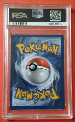 1999 French 1st Edition Pokemon - Fire Energie card PSA grade 8 - Image 2