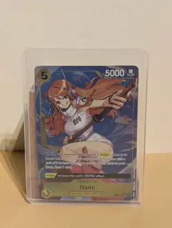 One Piece Card Game: Nami Custom Card Rare HQ Proxy Luffy OP08-106 - Image 1