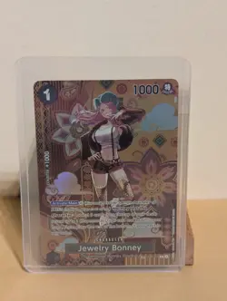One Piece Card Game: Jewelry Bonney Custom Card Rare HQ Proxy Luffy ST02-007 - Image 1