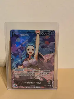 One Piece Card Game: Nefeltari Vivi Custom Card Rare HQ Proxy OP04-001 - Image 1