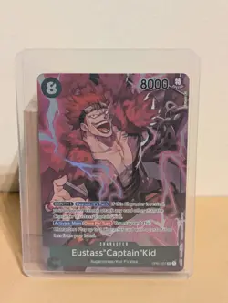 One Piece Card Game: Eustass "Captain" Kid Custom Card Rare HQ Proxy OP01-051 - Image 1