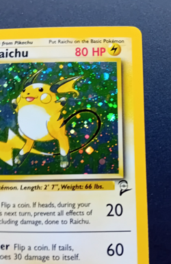 Pokemon Cards: Base set 2 Holo Rare: Raichu 16/130 - Image 5